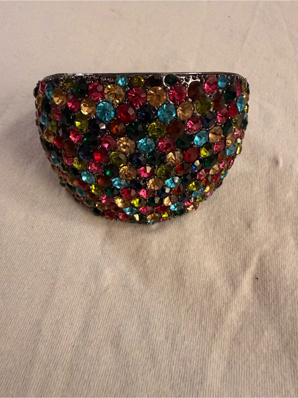 INC International Concepts Multicolor Crystal Cuff Bracelet